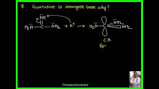 9 Basic strengthBond strengthBond lengthGuanidineOrtho effect [upl. by Baudoin]