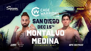 Enrique Montalvo vs Manuel Medina  FULL FIGHT  CW 165 San Diego [upl. by Nygem]