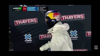 Jesper Tjäder Switch Double Backflip at X Games Knuckle Huck 2024 [upl. by Wil520]