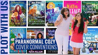 Plot With Us Paranormal Cozy Mystery Cover Conventions [upl. by Tedie]