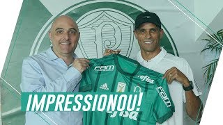 Rivaldo se emociona em visita ao Centro de Excelência do Palmeiras [upl. by Karry421]