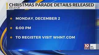 Christmas Parade Details Released  September 17 2024  News 19 at 4 pm [upl. by Glavin]