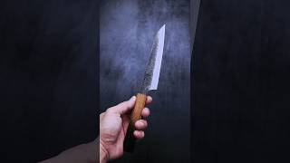 堺孝行 和ペテ ペティナイフ 包丁 焔 紅蓮 青二鋼 黒打 槌目 仕上 150mm  Wa Petty Knife Sakai Takayuki Homura Guren Blue Steel 2 [upl. by Aihsenat]