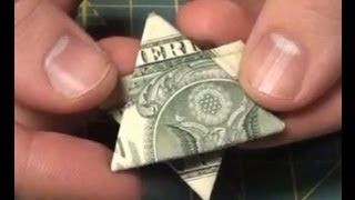 Easy Dollar Bill Origami  Make a Money Star  Tutorial  Star of David [upl. by Inman999]