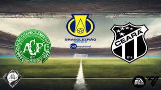 Chapecoense x Ceará  26 rodada Brasileirão Série B 2024  EA FC [upl. by Matilde]