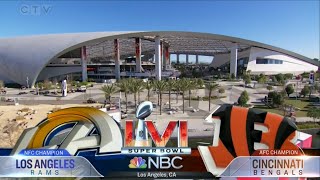 SUPERBOWL LVI Rams vs Bengals Highlights NBC Intro NFL Gameday [upl. by Adnuahsor]