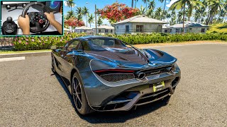 McLaren 720s Spider  The Crew Motorfest Steering Wheel Gameplay [upl. by Hawkins106]