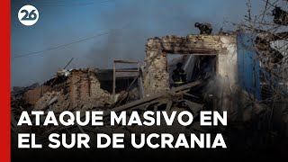 Ataque masivo de Rusia en el sur de Ucrania [upl. by Ajaj]