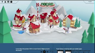 WATCH LIVE NORAD Santa Claus Tracker 2022 [upl. by Nerin]