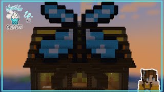 Building an Automatic Wool Farm and a Butterfly Manor on Vanilla Craft SMP [upl. by Olivie]