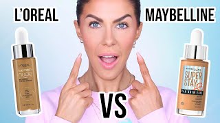 FOUNDATION WARS Loreal True Match Nude Serum VS Maybelline 24 Hr Skin Tint Which One is Better😱 [upl. by Graehme6]