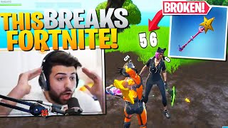 This GLITCHED Pickaxe Does 56 DAMAGE SO BROKEN  Fortnite Battle Royale [upl. by Muirhead]