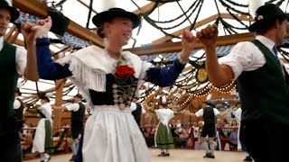 Oktoberfest 2024  Original bayerischer Tanz Schuhplattler [upl. by Ahsaeyt]