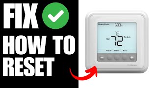 How to Factory Reset a Honeywell T6 thermostat [upl. by Anelys]