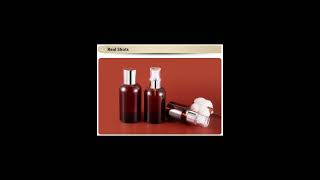 BO850Ready stock lotionspray pumpinner plug dark brown glass bottles jars and carton boxes [upl. by Sinnel]