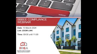 VIDEO BBBEE COMPLIANCE WEBINAR 13 MARCH 2024 [upl. by Akener680]