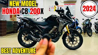 All New 2024 Honda CB 200X Latest  Full Review  New Price  Features  Changes  Sound  Mileage🔥🔥 [upl. by Eniamrehs]