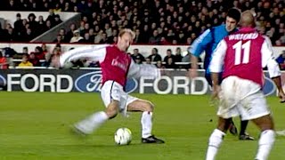 Dennis Bergkamp great lob goal vs Leverkusen  200102 HQ [upl. by Leumas320]