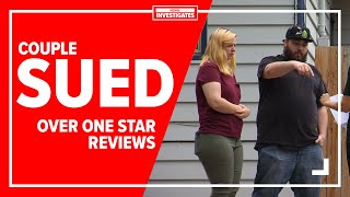 Washington couple sued for 112000 after leaving onestar reviews [upl. by Annaihr]