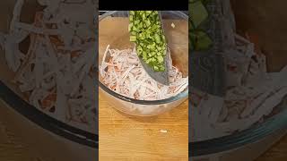 Fresh amp Flavourful Easy Surimi Imitation Crab Salad Recipe [upl. by Dareg]