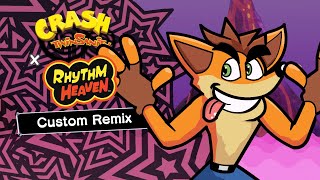 Rhythm Heaven Custom Remix RockSlide Rumble Crash Twinsanity [upl. by Hatcher]