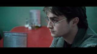 Harry Potter and the deathly hallows Part 1  The trio at London cafe fighting Death Eaters [upl. by Lubet]