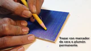 Tutorial básico de grabado e impresión en linóleo [upl. by Lebana]