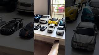 Exclusive car garage miniature cars garage rangerover bentley mercedes ford ferraribmw [upl. by Wootten58]