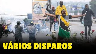 AGORA PRM ataca Manifestações Pacíficas em Mecanhelas CRIME de Estado em Moçambique [upl. by Winslow]