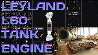 Leyland L60 Tank Engine  Opposed 6 Engine  Engine Simulator [upl. by Ennyroc623]