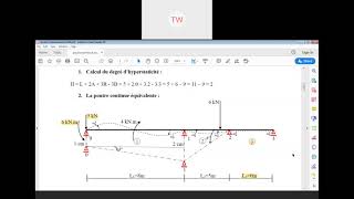 Les poutres continues exercice 6 [upl. by Estey]