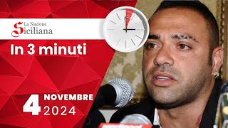 “IN TRE MINUTI” NOTIZIARIO DEL 4 NOVEMBRE 2024 [upl. by Yrram]