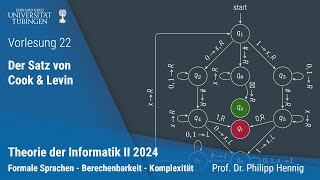 Theorie II  22  Satz von Cook amp Levin [upl. by Gamali]