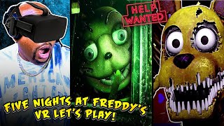 FINALLY PLAY FIVE NIGHTS AT FREDDYS VR HELP WANTED [upl. by Sukin]