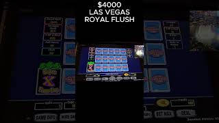 4000 LAS VEGAS ROYAL FLUSH VegasSlotsVP [upl. by Shugart]