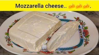 Homemade Mozzarella cheese recipe🧀 make 2 kg cheese with 6 litre milk👍 easy cheese recipe🥰🥰 [upl. by Ytinirt]