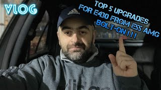 TOP 5 UPGRADES FOR MERCEDES W210 E430 FROM E55 AMG BoltOn [upl. by Necyla]