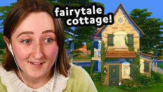 i built a fairytale cottage in the sims [upl. by Weisman414]