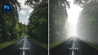 Use this Photoshop AI feature to create Realistic fog [upl. by Arihay155]