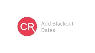 CentralReach  Add Blackout Dates [upl. by Silbahc]