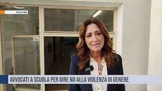 Palermo Avvocati a scuola per dire no alla violenza di genere [upl. by Minor147]