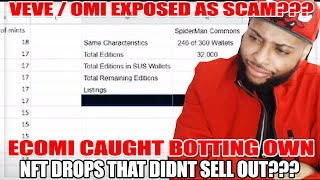 ECOMI OMI TOKEN LIES MISSING NFTS AND MORE MANIPULATION EXPOSED CAUGHT BOTTING OWN DROPS [upl. by Akimik]