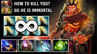 THE TRUE KING BUILD Octarine  Spell Prism  Refresher WK Unkillable Cancer Build Dota 2 [upl. by Ynney]