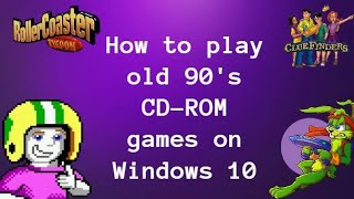 How to play old 90s CDROM games on Windows 10 [upl. by Orsola]