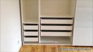 IKEA Pax Tonnes Sliding Door Wardrobe Design [upl. by Atiroc]