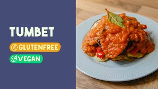 Baked Tumbet Mallorcan recipe  Spanish Ratatouille  Gluten free and Vegan [upl. by Segroeg]