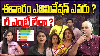 9th Week ఎలిమినేషన్ ఎవరు  Bigg Boss 8 9th Week Elimination  Bigg Boss Analysis By Paritala Murthy [upl. by Atrebla]