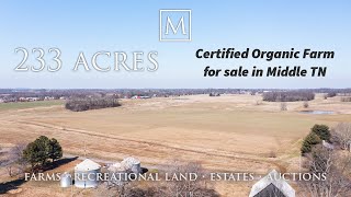 233 acre certified organic farm in Tennessee  amazing soil quality [upl. by Virendra623]