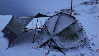 Hot tent winter camp Nortent Gamme 6 PC [upl. by Ennaegroeg904]