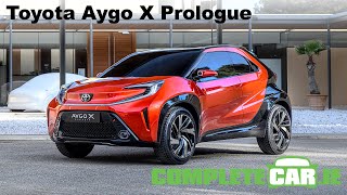 Toyota Aygo X Prologue previews new compact crossover [upl. by Hurleigh]